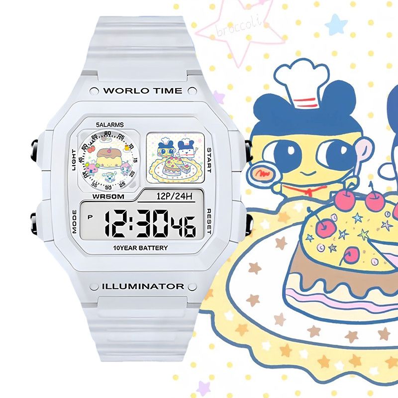Smart Watch Accessories - Inteligentny zegarek elektroniczny Tamagotchi Big Mouth