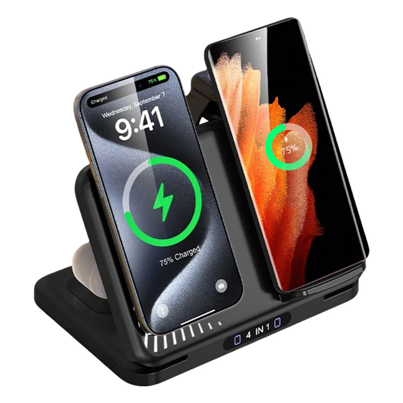 Wireless Charger Watch - Ładowarka bezprzewodowa 4 w 1 z