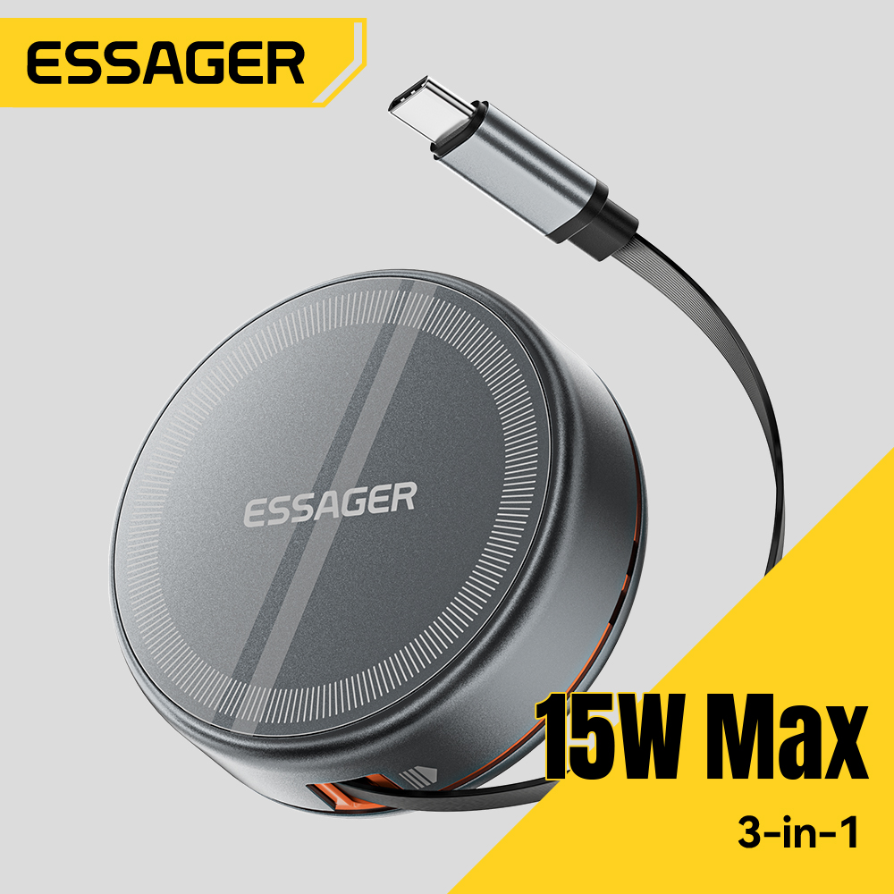 Watch Charger Cable - Ładowarka bezprzewodowa magnetyczna 3 w 1