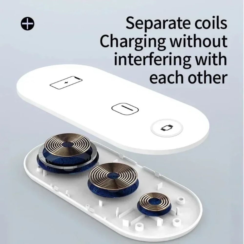 Watch Charger Cable - Bezprzewodowa ładowarka 3-w-1, szybka stacja dokująca