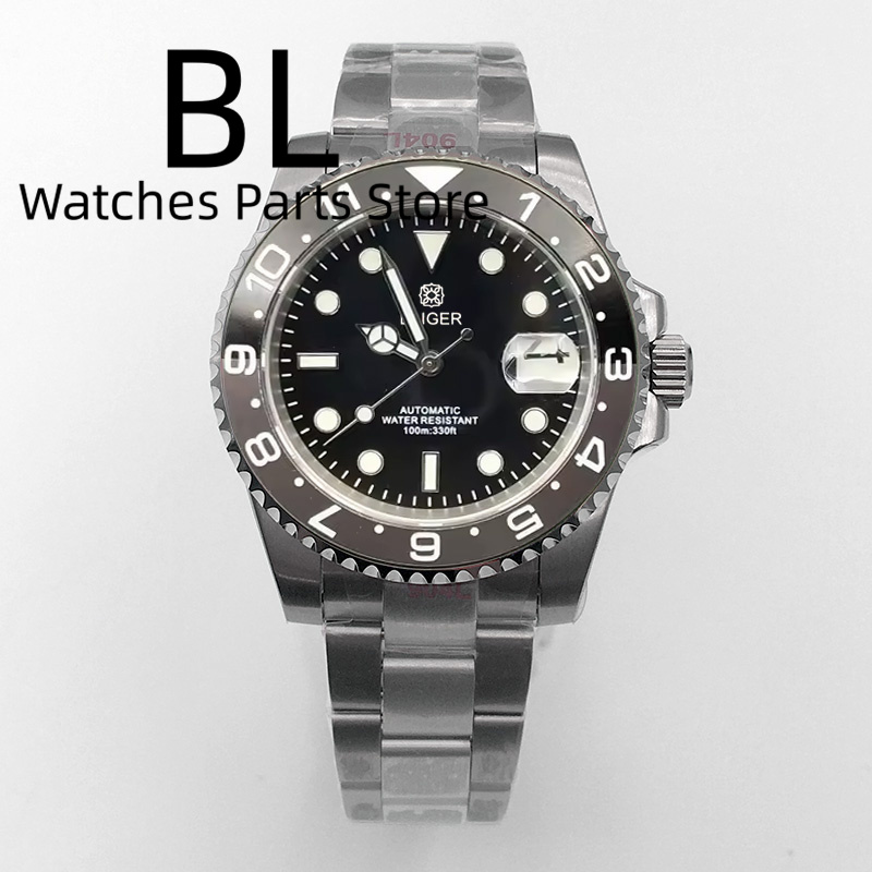 BLIGER 40mm Męski zegarek NH35 – Ceramic Link Bracelet recenzja i cena