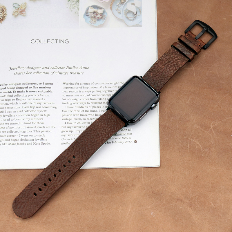 Włoski pasek ze skóry cielęcej – Smartwatch Accessories Shop recenzja i cena