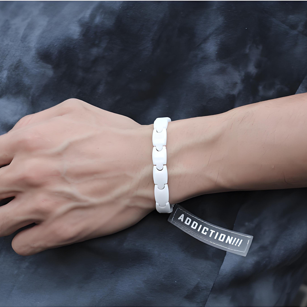 Bransoletka magnetyczna z hema – Ceramic Link Bracelet recenzja i cena