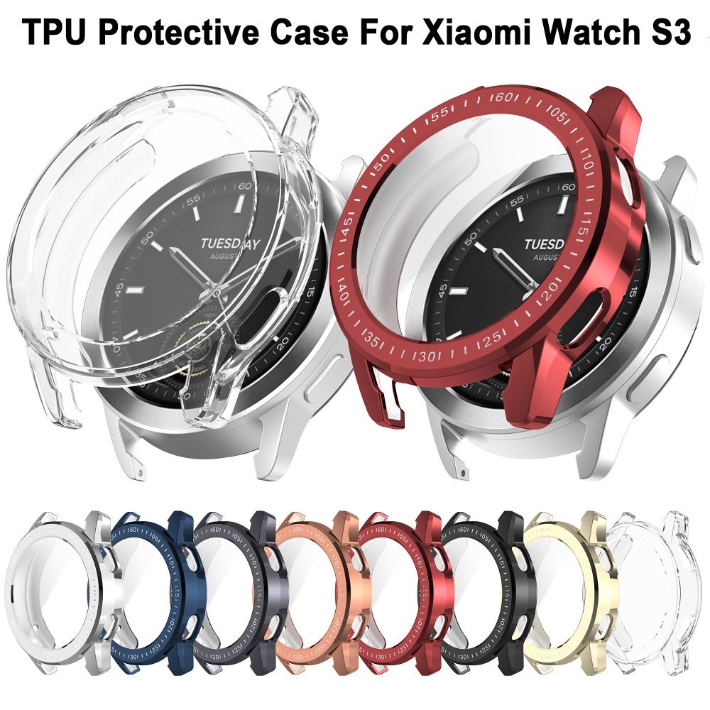 Nowa pełna pokrywa TPU Case Bu – Xiaomi Smartwatch S3 Accessories recenzja i cena