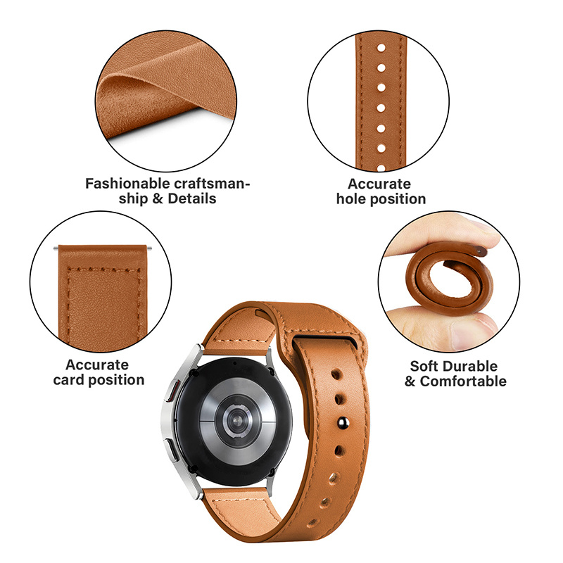 Skórzany pasek do zegarka Sams – Titan Smartwatch Accessories recenzja i cena