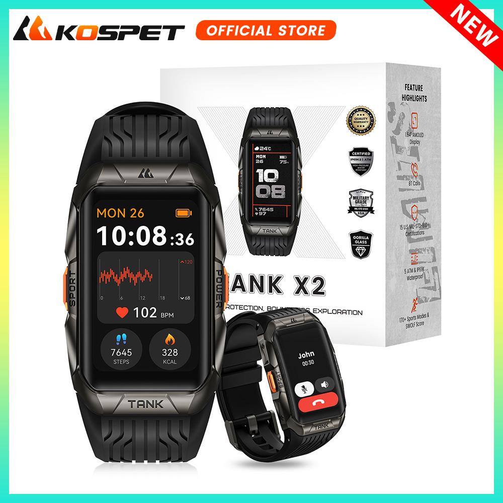 KOSPET TANK X2 Inteligentny ze – Smartwatch X2 recenzja i cena
