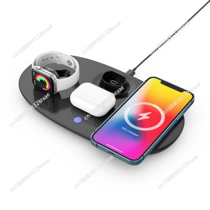 Stojak 4w1 na słuchawki Airpod – Wireless Charger Watch recenzja i cena
