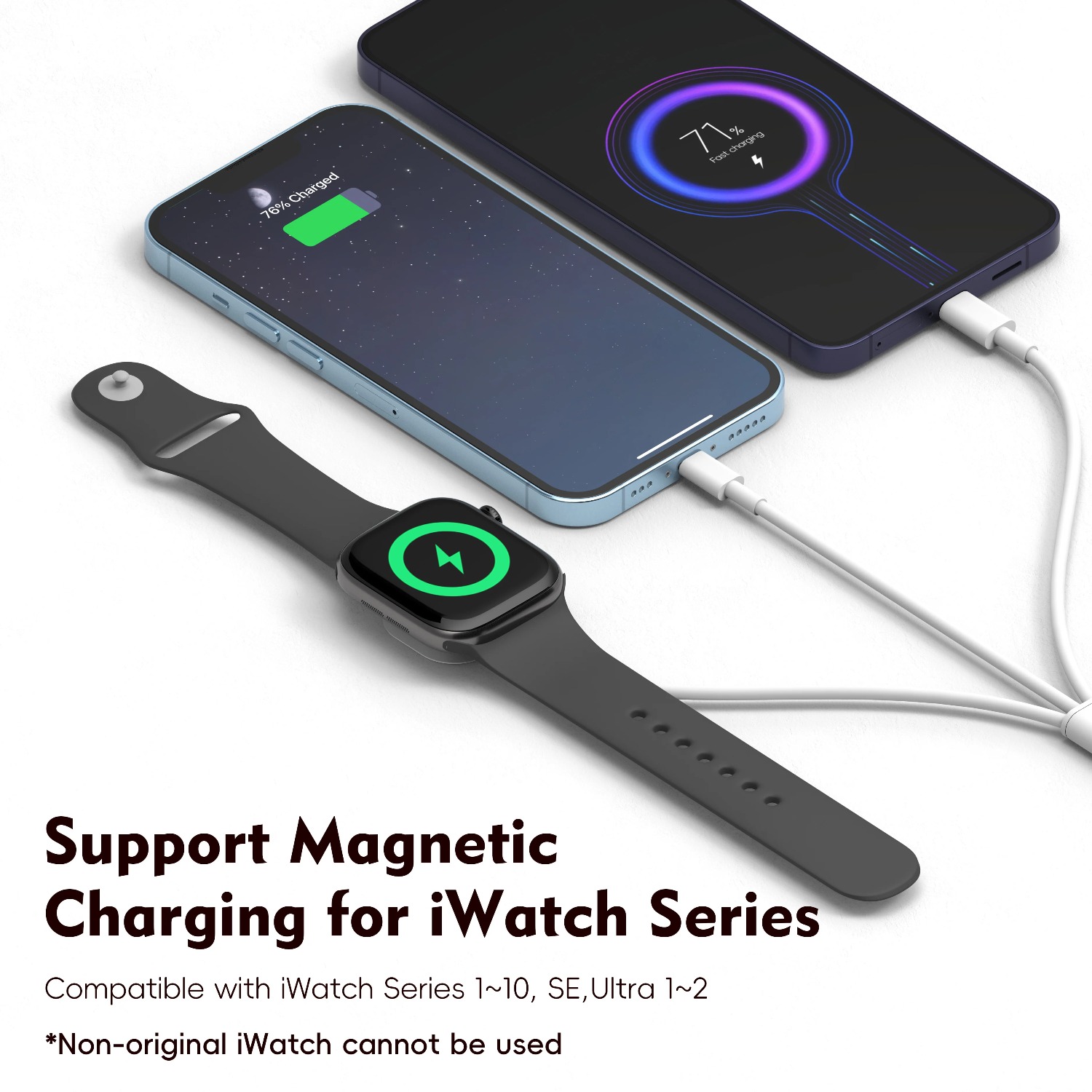 Magnetyczna ładowarka 3 w 1 do – Watch Charger Cable recenzja i cena