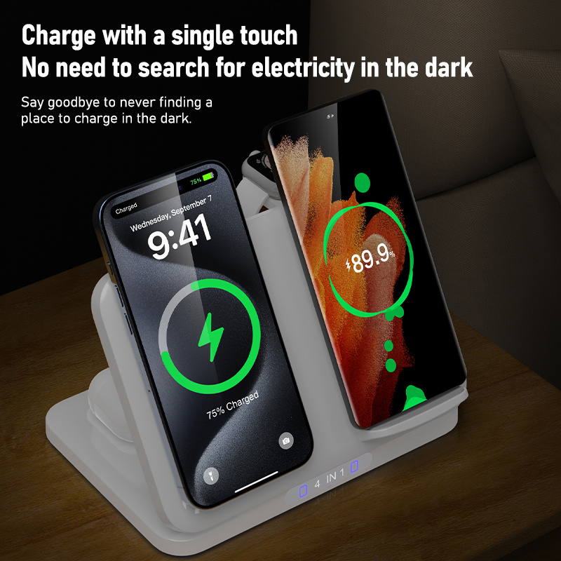 Ładowarka bezprzewodowa 4 w 1  – Wireless Charger Watch recenzja i cena
