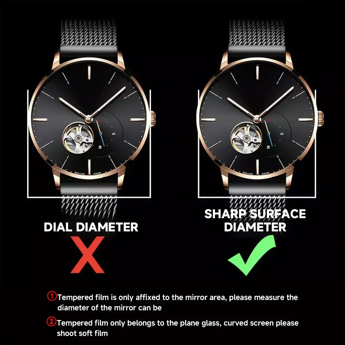 26-46mm uniwersalne szkło hart – Smartwatch Universal recenzja i cena