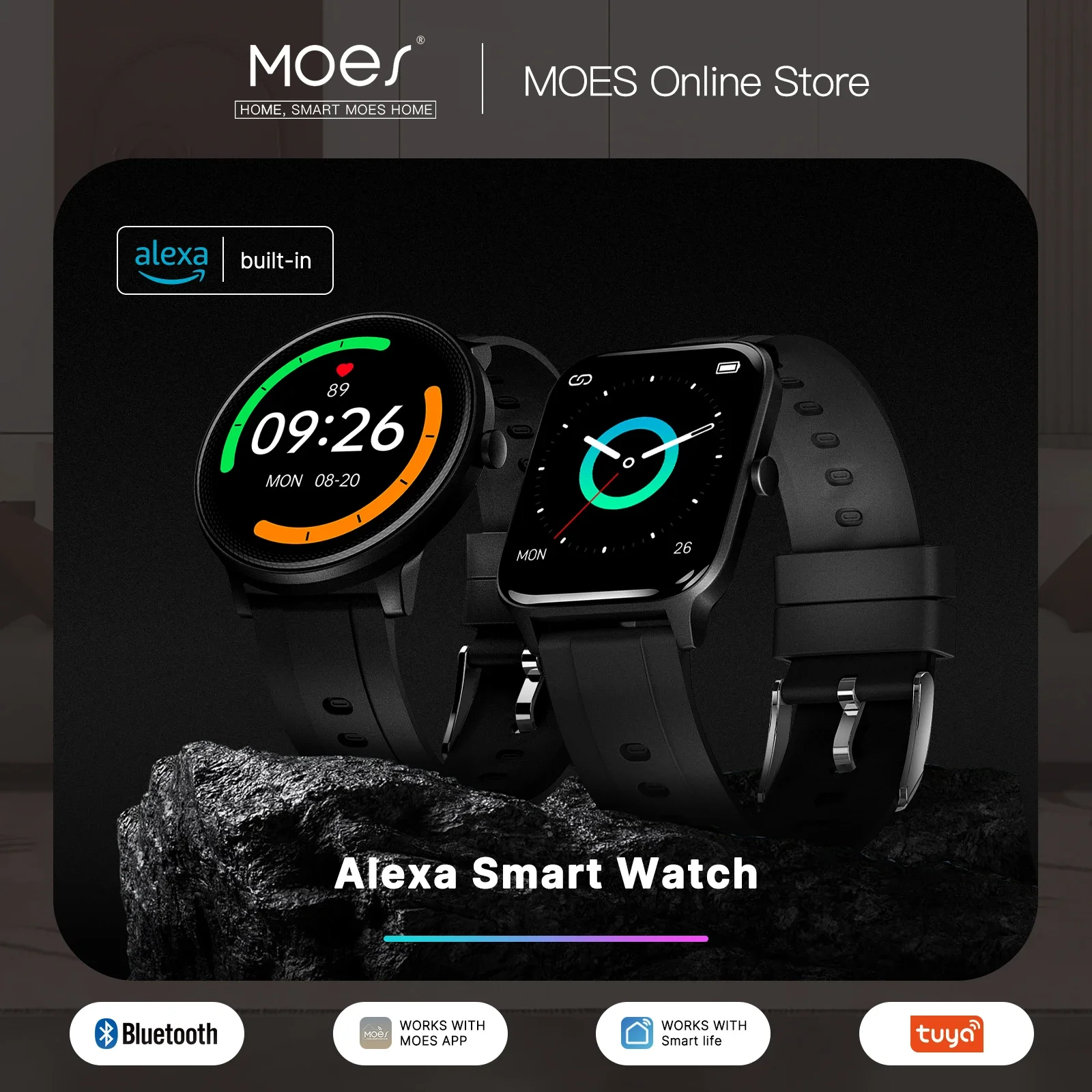 Mes inteligentny zegarek Alexa – Smartwatch Touch recenzja i cena