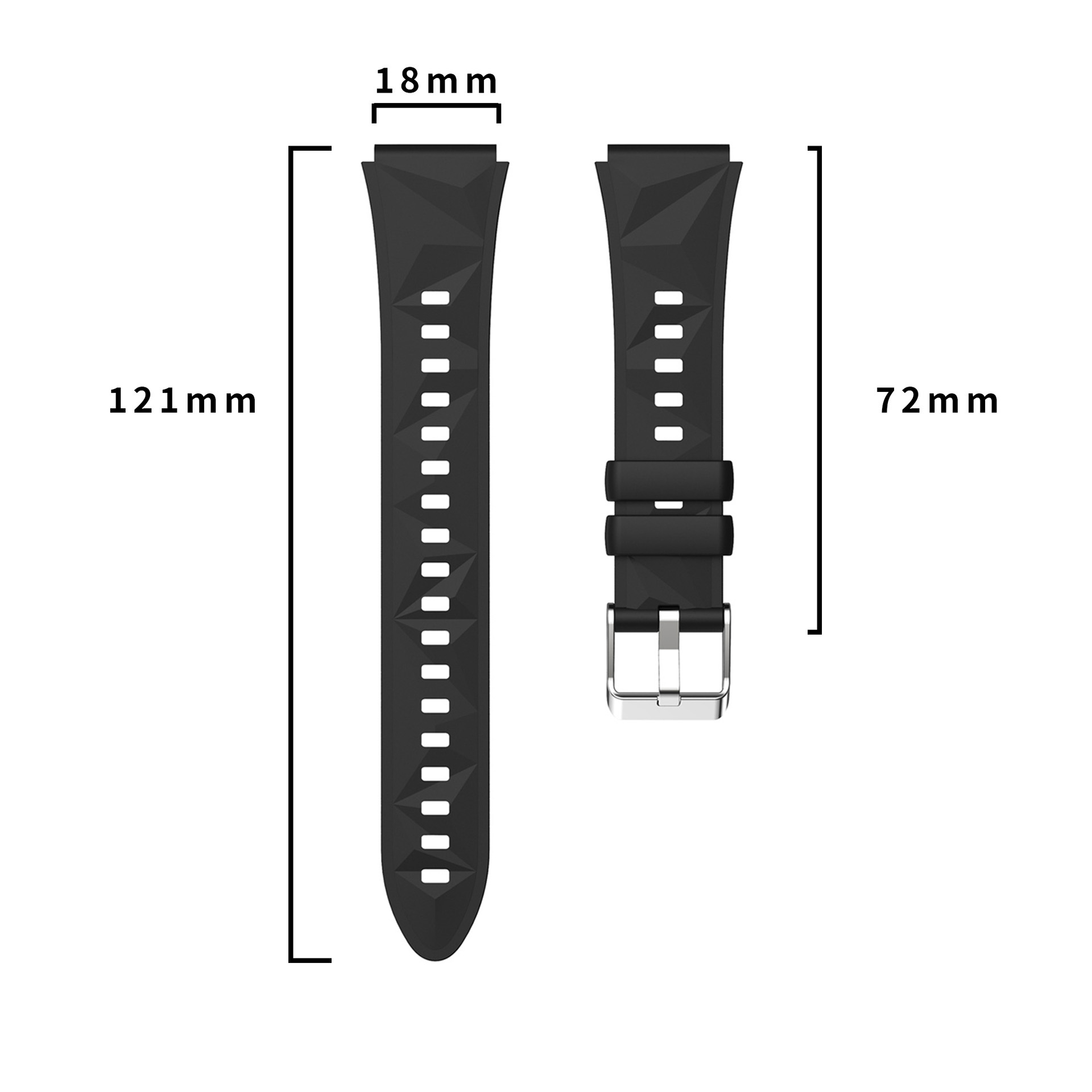 Pasek silikonowy 18 mm/22 mm d – Titan Smartwatch Accessories recenzja i cena