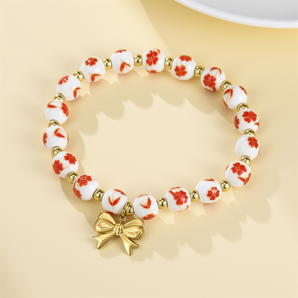 Kolorowe ceramiczne bransoletk – Ceramic Link Bracelet recenzja i cena