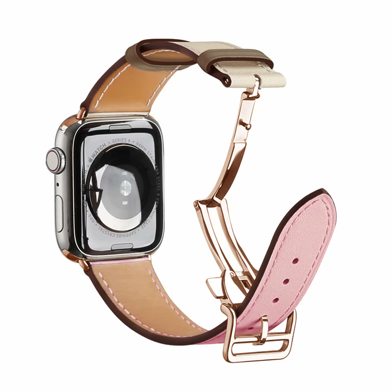 Różowo-złoty pasek z klamrą do – Smartwatch Accessories Shop recenzja i cena