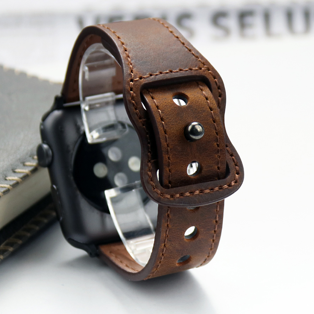 Pasek Correa z prawdziwej skór – Smartwatch Accessories Shop recenzja i cena